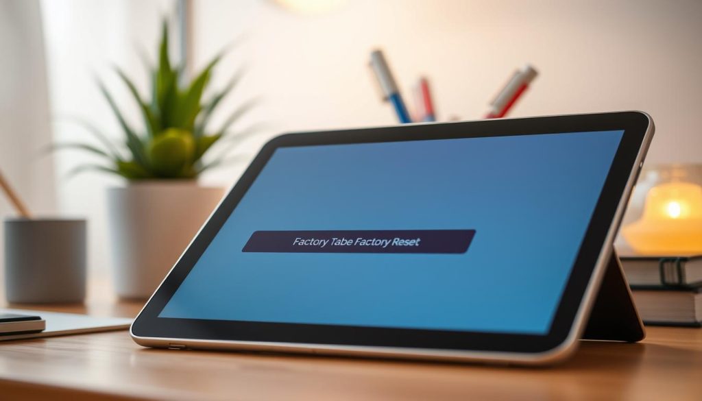 reset samsung tablet to factory settings