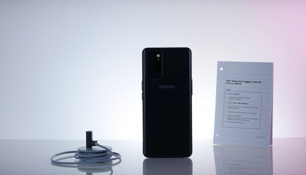 Samsung Galaxy S23 Ultra Reset Preparation